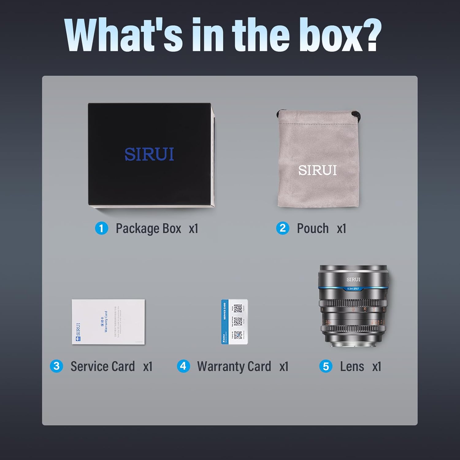 Lente Cine Sirui Night Walker 75 mm Negro con Montura Leica 8