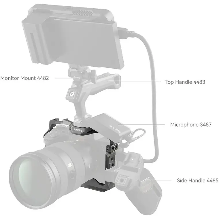 Cage SmallRig HawkLock para Sony A7Rv | A7iv | A7Siii | A1 | A7Riv 6