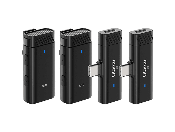 Sistema de Micrófonos Ulanzi HM2301 Doble - 2.4 GHz 