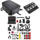 Kit Outdoor creator Mochila Neewer 11Lt + Estuche Neewer para Baterías de Cámara DSLR + Kit Accesorios 50 en 1 Neewer para Cámara 1
