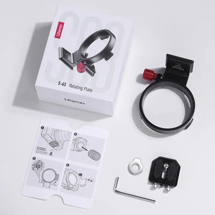 Placa Giratoria Ulanzi S-63 con Rotación 180° para Sony 10