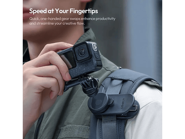 Clip de Mochila Ulanzi CK02 CKA de Liberación Rápida