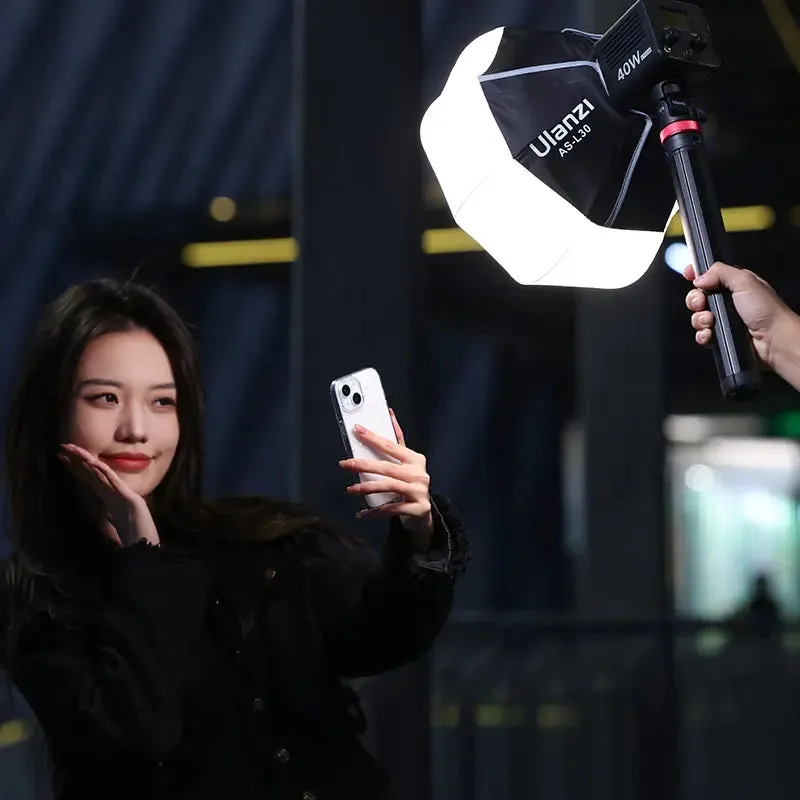 Mini Softbox Ulanzi AS-L30 con Montura Bowens 2