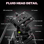 Trípode de Video Ulanzi MT-81 con Cabezal Fluido 5