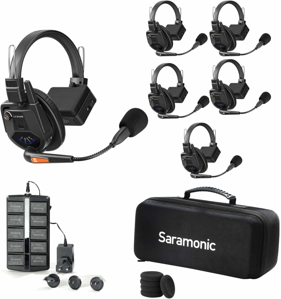 Sistema de intercomunicadores Saramonic Witalk9SE WT5S para 5 usuarios 1