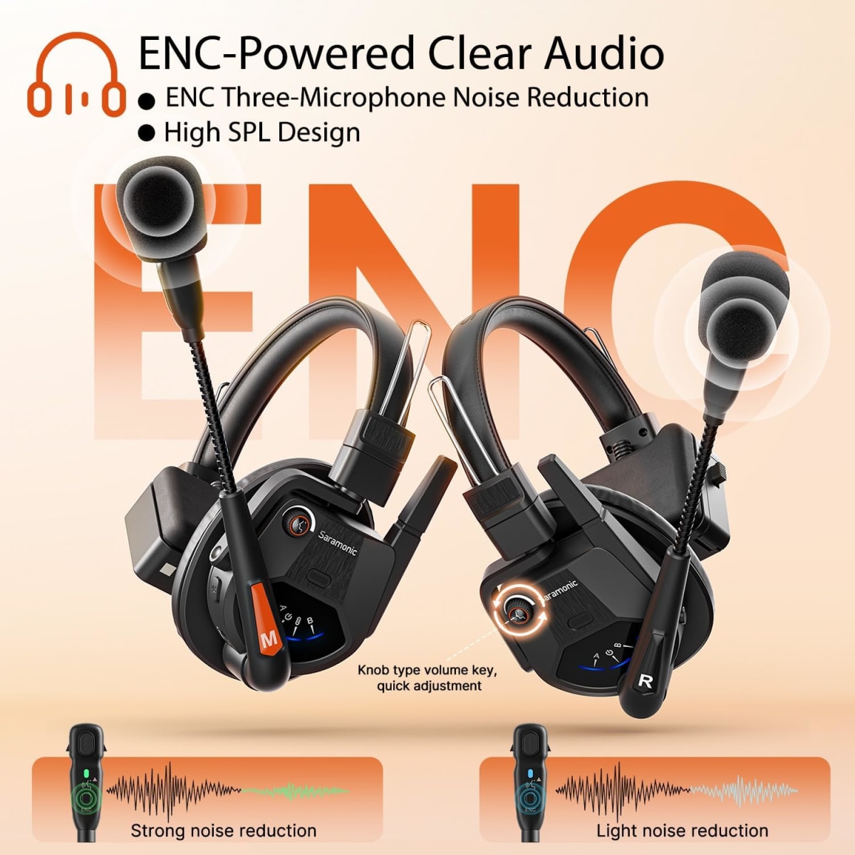 Sistema de intercomunicadores Saramonic Witalk9SE WT5S para 5 usuarios 4