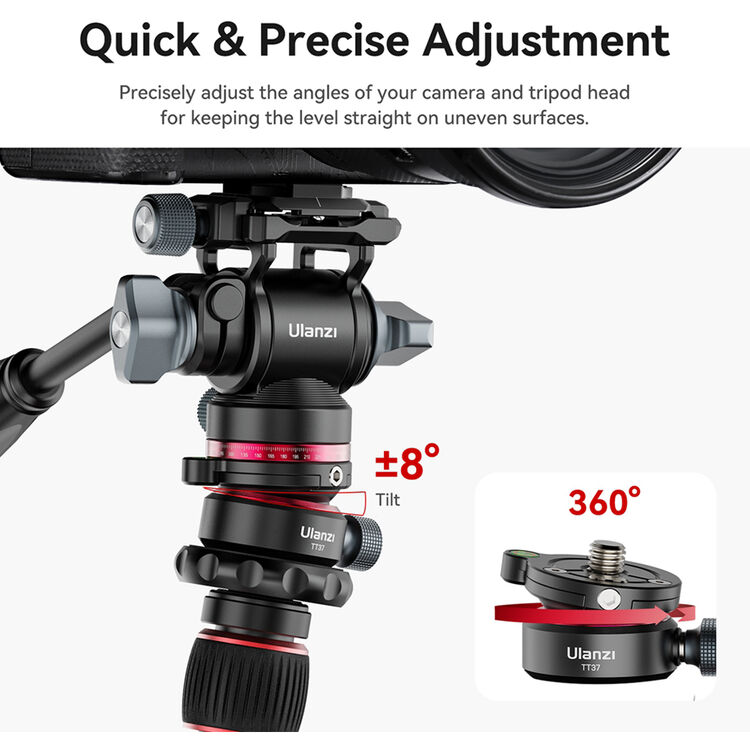 Base Niveladora Ulanzi TT37 para Cabezales 2