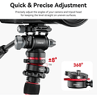 Base Niveladora Ulanzi TT37 para Cabezales 2