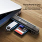 Lector de Memorias Ulanzi CR1 3 en 1 - USB y USB-C - Miniatura 2