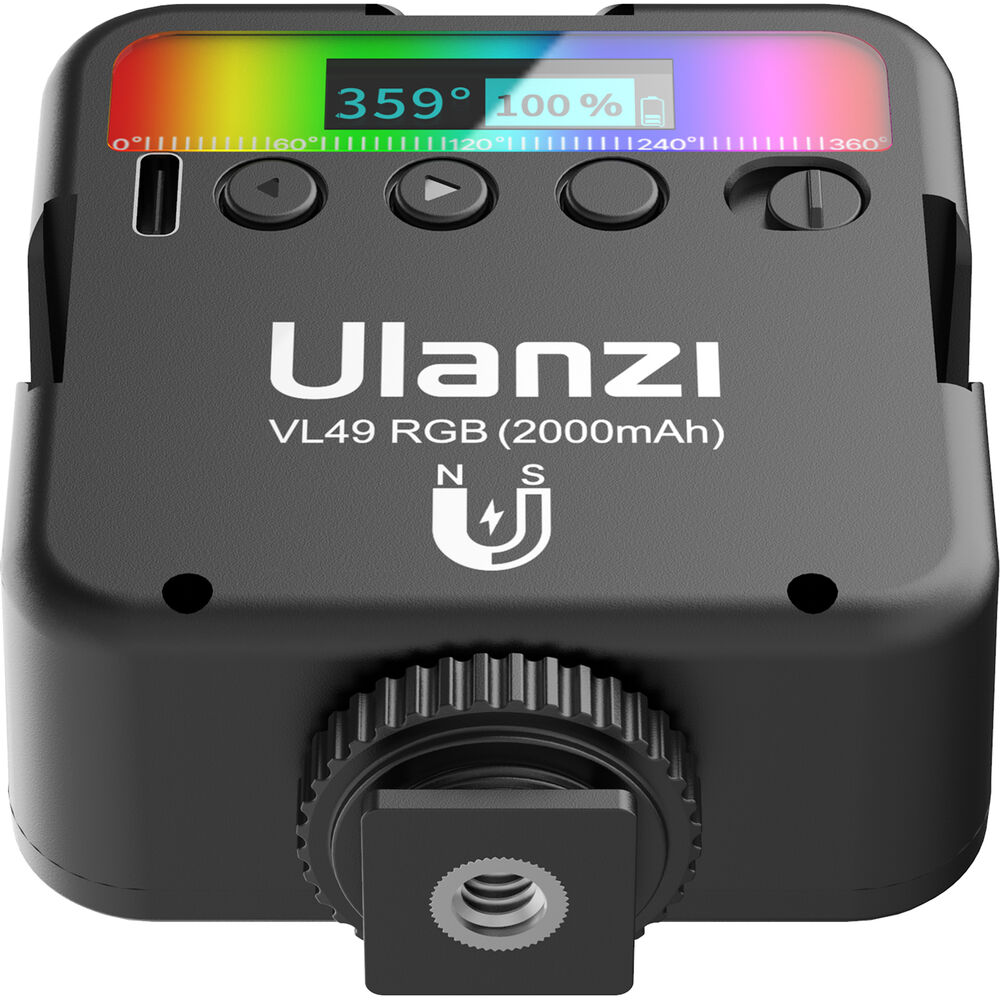Luz LED RGB Ulanzi VL49 Magnética 5
