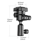Cabezal de Bola Ulanzi TH02 para Pie de Flash 6