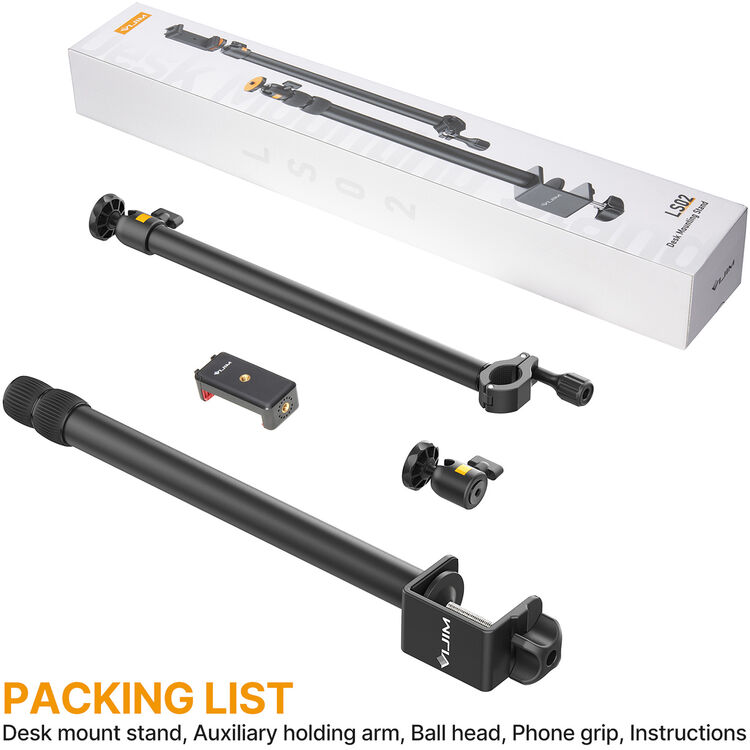 Soporte de Mesa VIJIM LS02 con Brazo Auxiliar para Accesorio 10