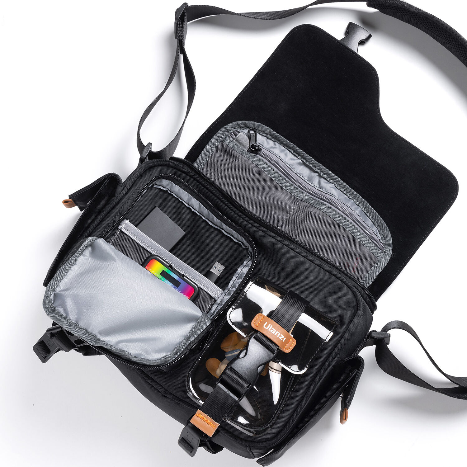 Bolso Bandolera Ulanzi MS12 para Equipo Audiovisual - 5.6L 8