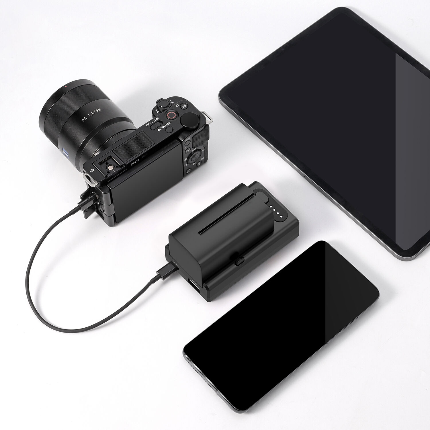 Cargador Ulanzi NP-F01 para Baterías Sony NP-F 10