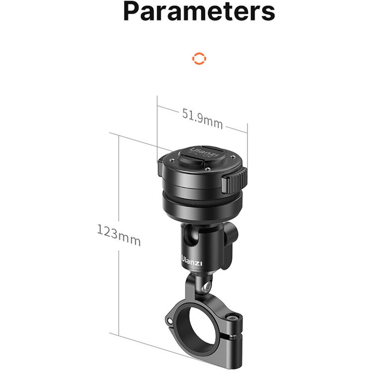 Soporte Ulanzi O-LOCK de Celular para Motos 5