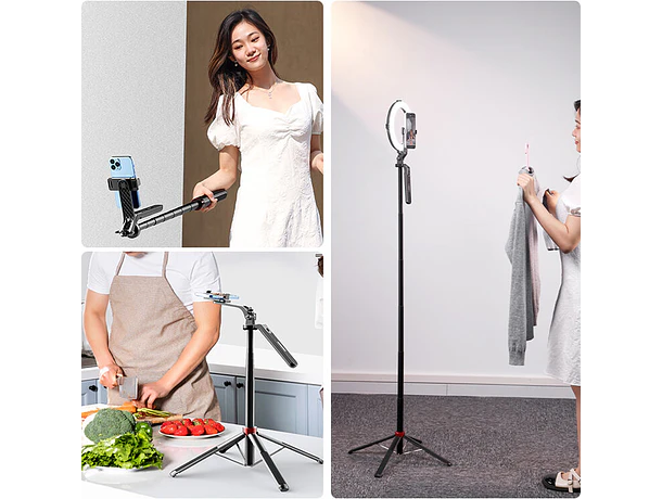 Selfie Stick Ulanzi MA09 con Control Remoto Bluetooth