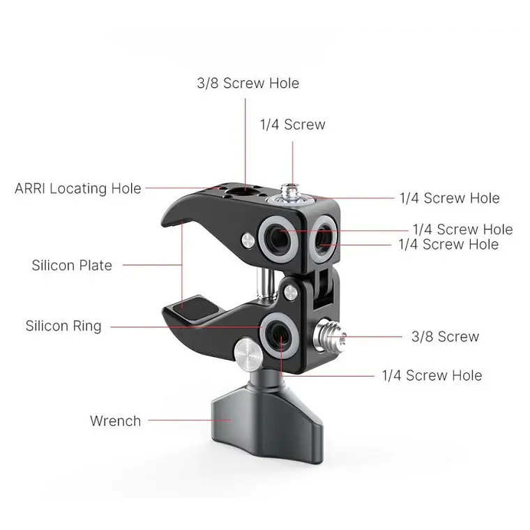 Super Clamp UuRig R060 para Accesorios 7
