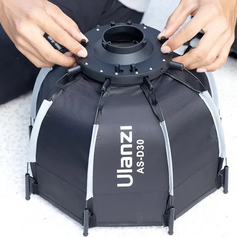 Mini Octabox Ulanzi AS-D30 con Montura Mini Bowens 4