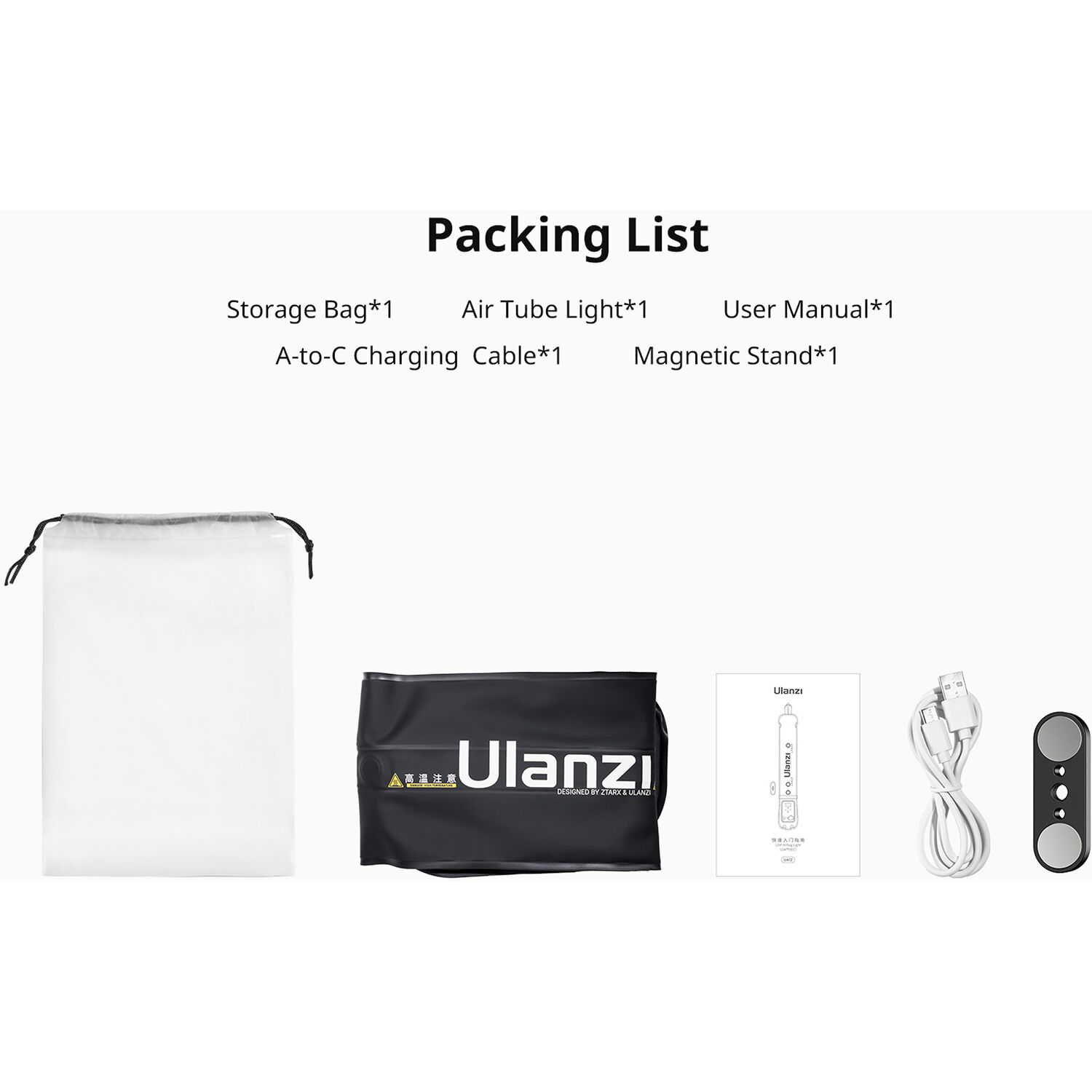 Tubo de Luz Led Ulanzi UA12 Inflable - 12 W 10