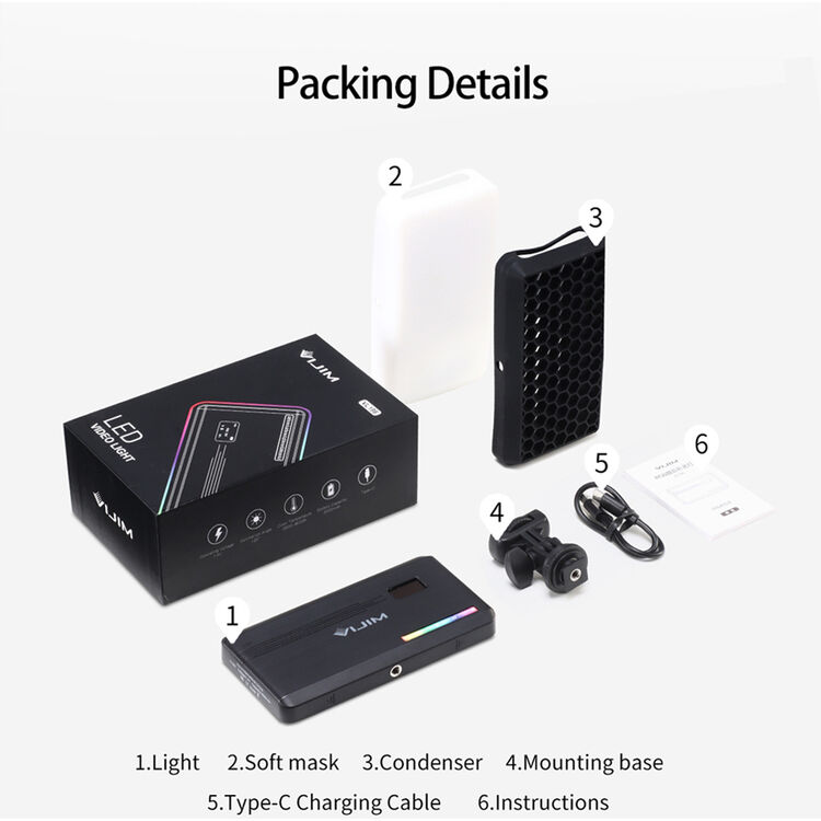 Panel Luz LED Vijim VL196 - RGB 12