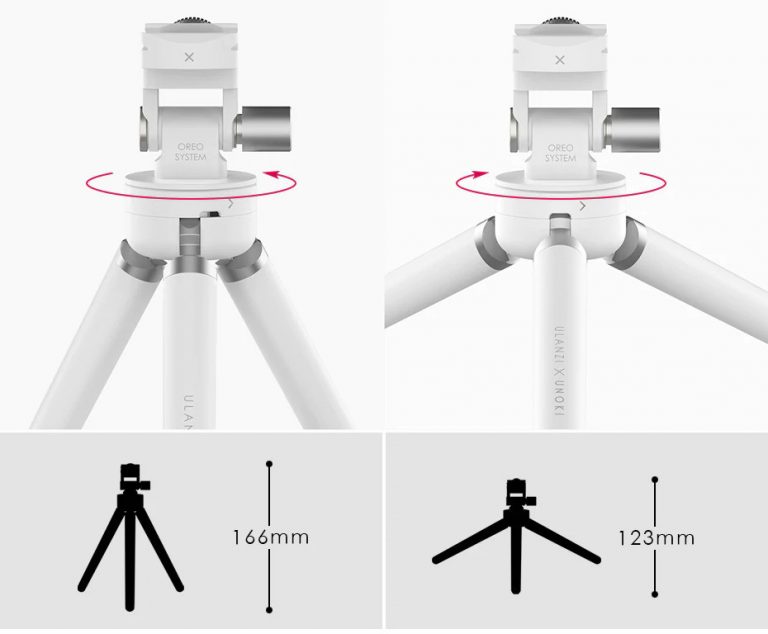 Trípode Ulanzi UNOKI OREO SYSTEM - Blanco 6