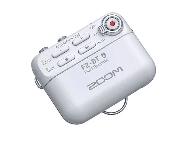 Grabadora de Campo Zoom F2-BT/W Bluetooth - Blanca