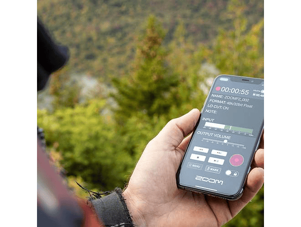 Grabadora de Campo Zoom F2-BT/W Bluetooth - Blanca