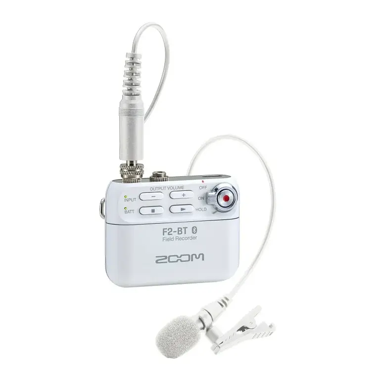 Grabadora de Campo Zoom F2-BT/W Bluetooth - Blanca 5