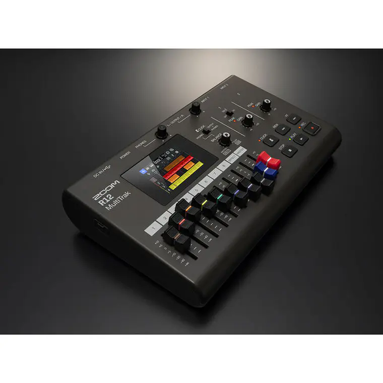 Grabadora Portátil Zoom R12 MultiTrak y Controlador 9