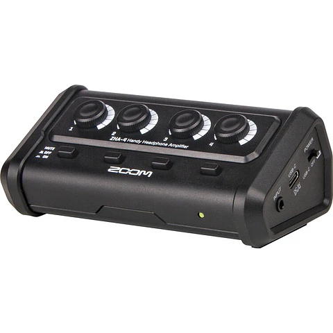 Amplificador Zoom ZHA-4 de Audífonos Portátil