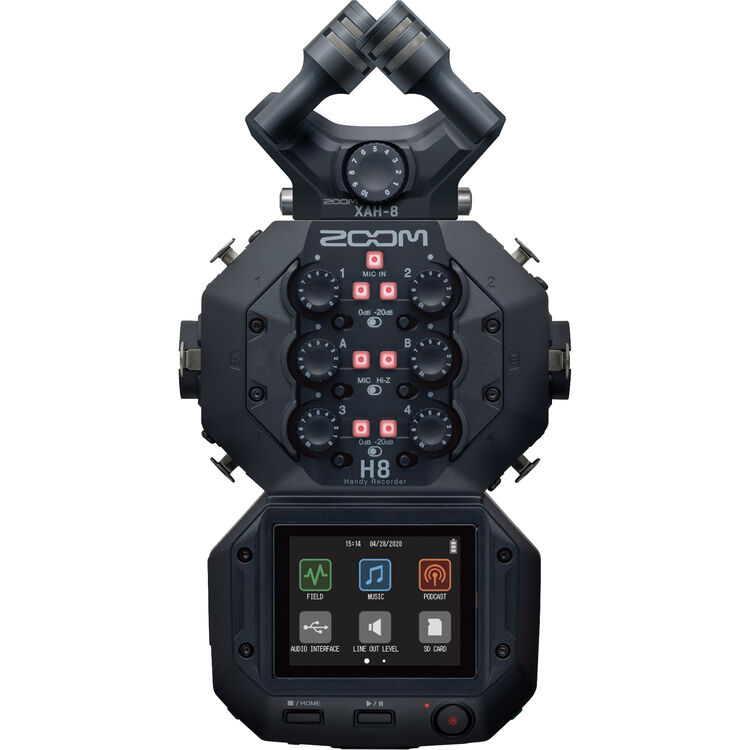 Cápsula de Micrófono Zoom XAH-8 X/Y-AB para Grabadora H8 2