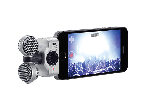 Micrófono Estéreo Zoom iQ7 Mid-Side para iOS con Lightning