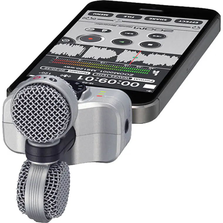 Micrófono Estéreo Zoom iQ7 Mid-Side para iOS con Lightning 7