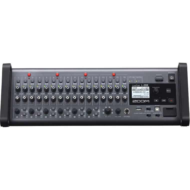 Mezclador/Grabadora Zoom LiveTrak L-20R Digital 3