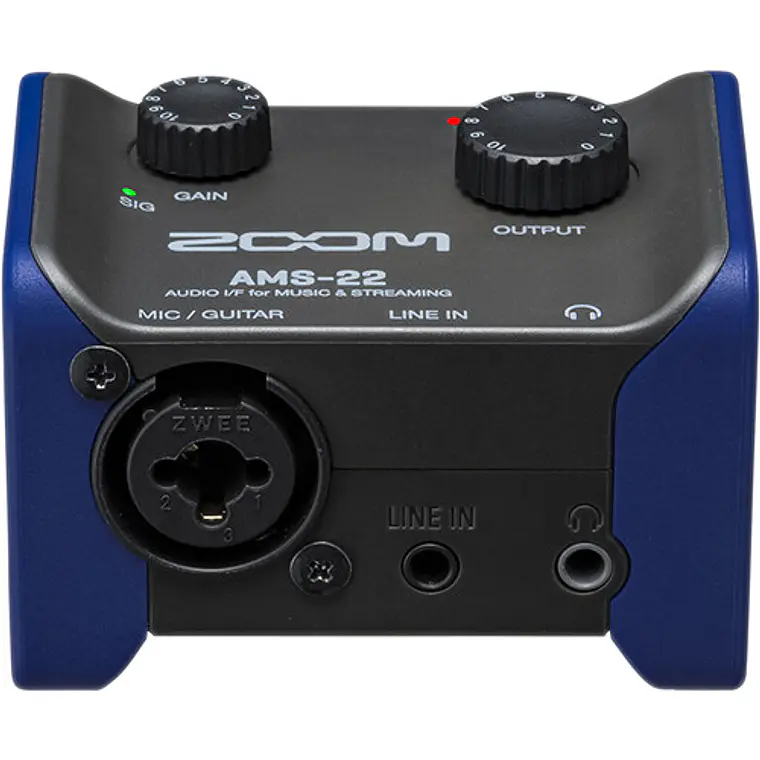 Interfaz de Audio Zoom AMS-22 - USB-C 4