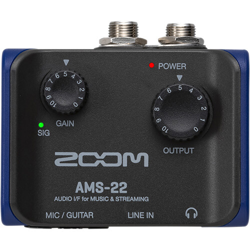 Interfaz de Audio Zoom AMS-22 - USB-C 3