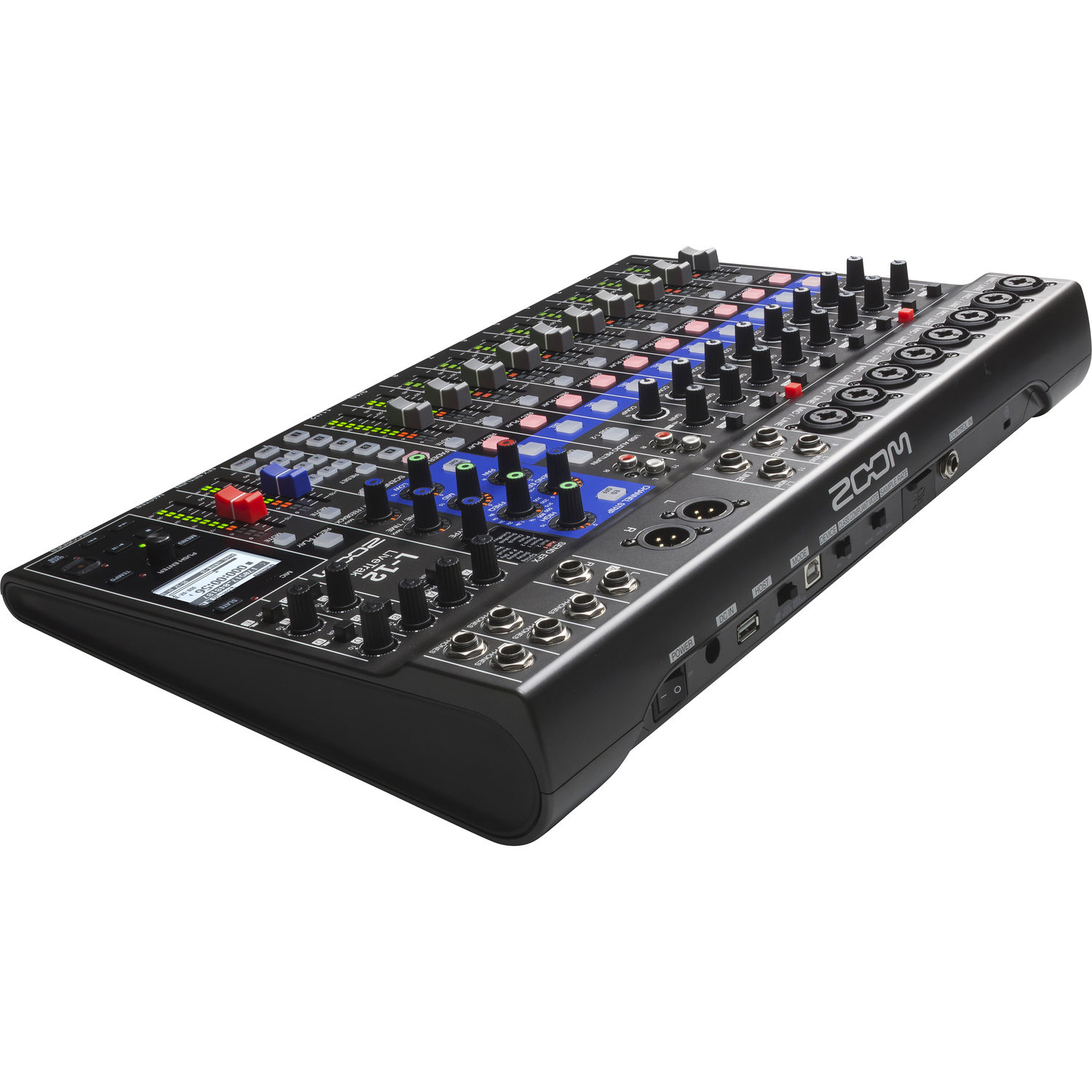 Mixer/Grabadora Zoom L-12 LiveTrak de 12 canales 9