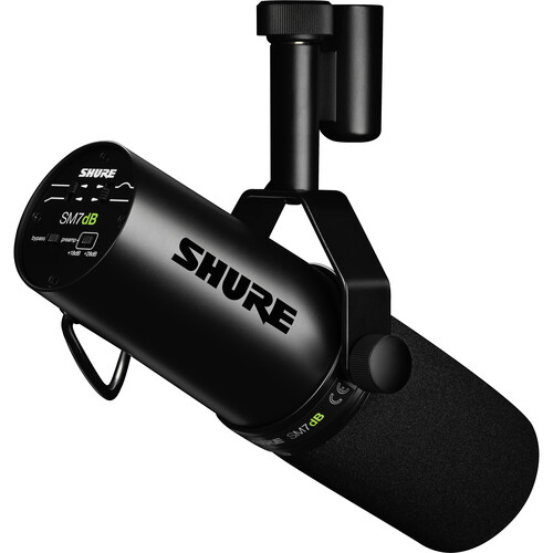 Micrófono Vocal Dinámico Shure SM7dB con Preamplificador Integrado 2