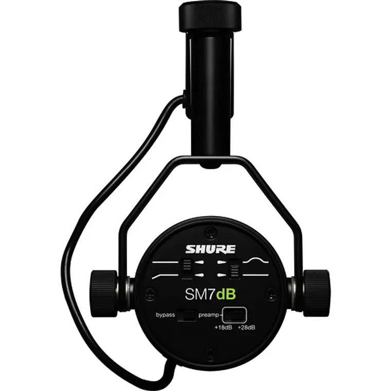 Micrófono Vocal Dinámico Shure SM7dB con Preamplificador Integrado 6