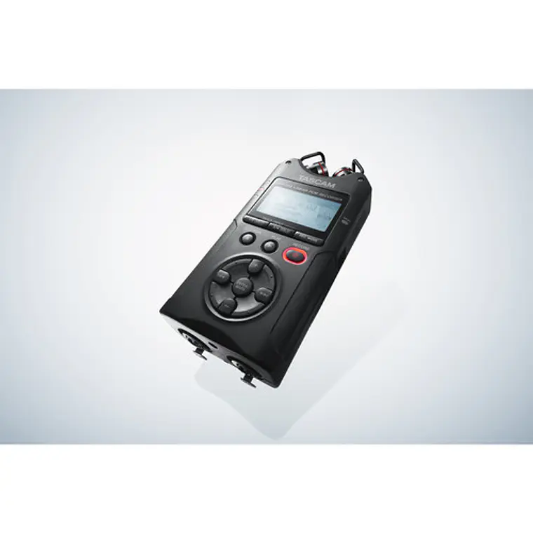 Grabadora Portátil Tascam DR-40X de 4 Pistas con Micrófonos Ajustables X/Y y Conexión USB 5