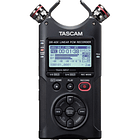 Grabadora Portátil Tascam DR-40X de 4 Pistas con Micrófonos Ajustables X/Y y Conexión USB 3