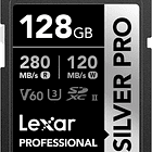 Tarjeta de Memoria SDXC Lexar Professional Silver Pro 128GB UHS-II V60 280/120MB/s para Video 4K 1