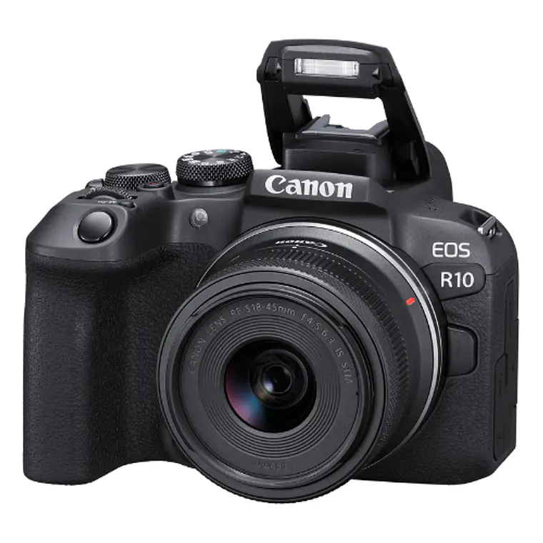 Kit Foto Estudio Cámara Canon Mirrorless EOS R10 + 18-45 F/4.5-6.3 IS STM + Kit Iluminación LED Neewer NW48 II 2.4G con Softbox 2