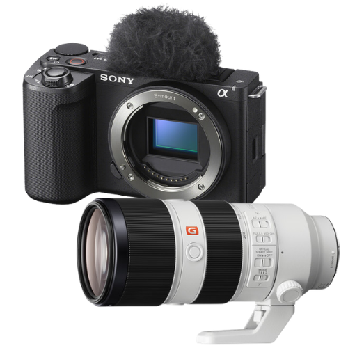Kit Versátil Cámara Mirrorless Sony ZV-E10 MK II Body + Lente Sony FE 70-200mm f/2.8 GM OSS 1