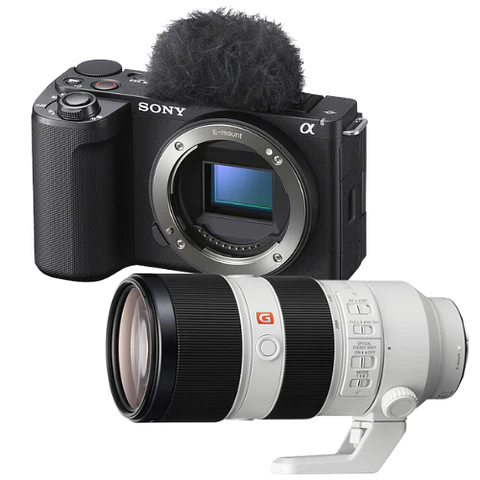 Kit Versátil Cámara Mirrorless Sony ZV-E10 MK II Body + Lente Sony FE 70-200mm f/2.8 GM OSS