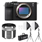 Kit Photoshoot Cámara Sony A7C II - Body negra + Lente Sony E 30mm f/3.5 Macro +  Kit Iluminación LED Neewer NW48 II 2.4G con Softbox - Miniatura 1