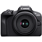 Cámara Mirrorless Canon EOS R100 con Lentes RF-S 18–45 mm y 55–210 mm 4