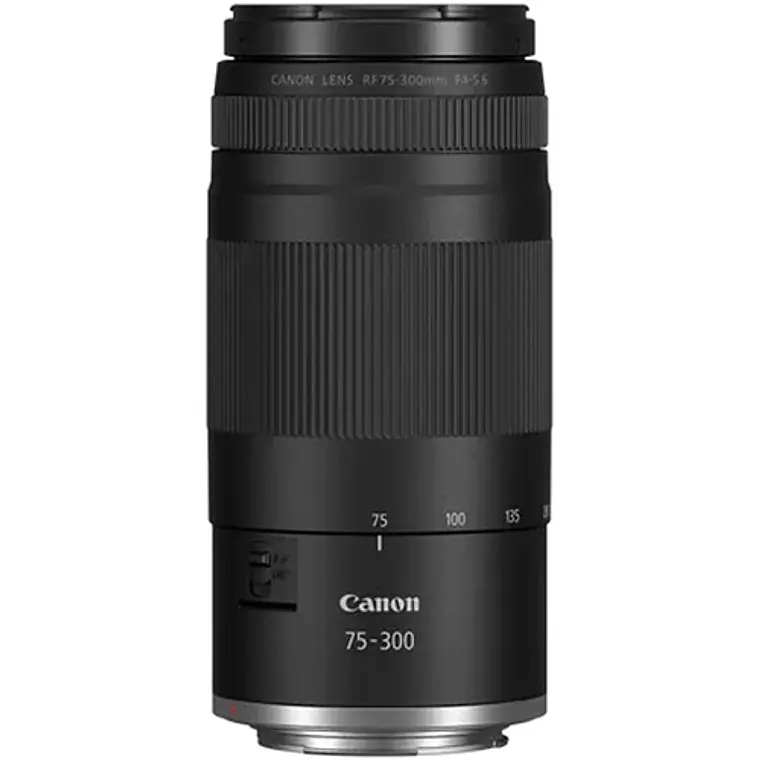 Lente Canon RF 75–300 mm f/4–5.6 2