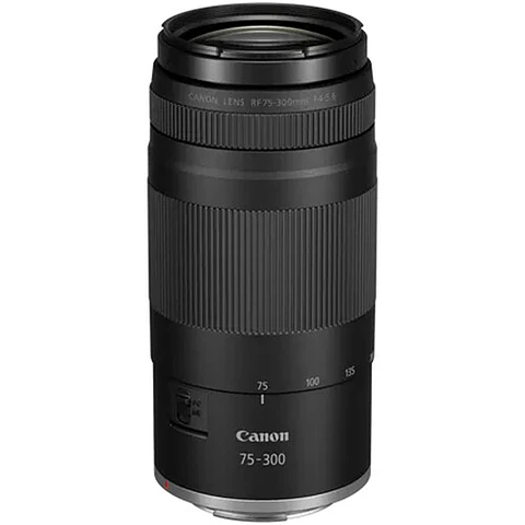 Lente Canon RF 75–300 mm f/4–5.6