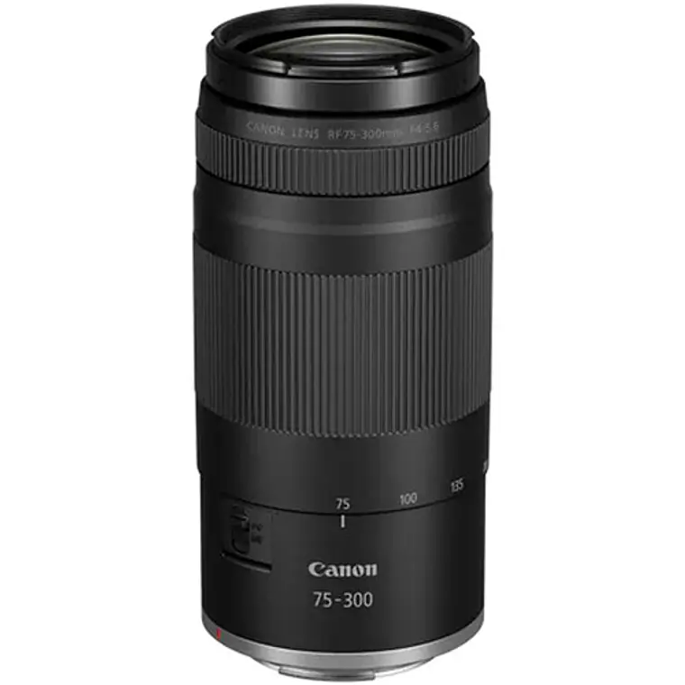 Lente Canon RF 75–300 mm f/4–5.6 1
